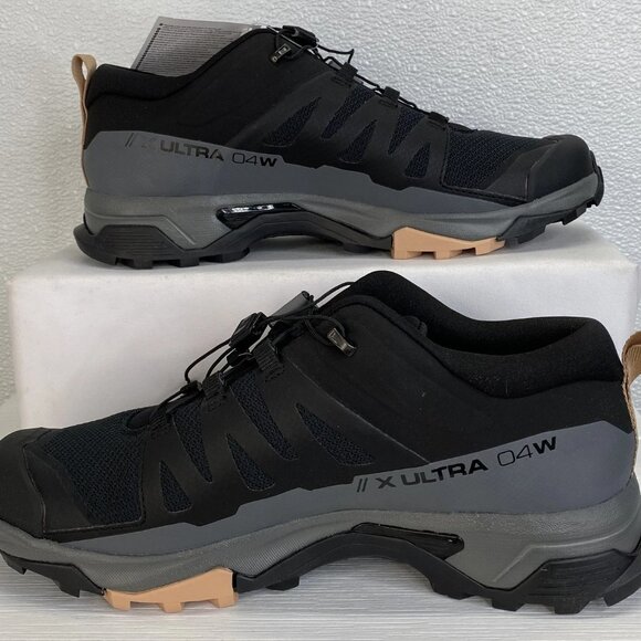 Salomon X Ultra 4 Hiking Sneakers Women’s 9 Black/Gray - Picture 4 of 9